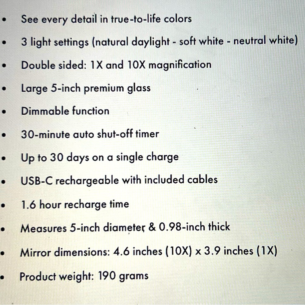 🔥 LED COMPACT MIRROR - Picture 13 of 15